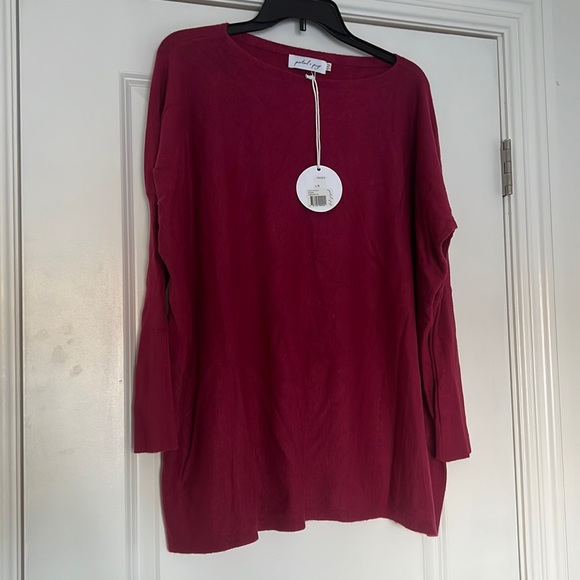 PETAL + PUP CRANBERRY SWEATER NWT - Picture 1 of 6